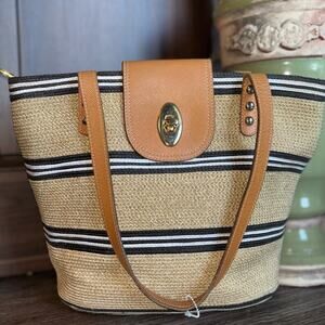 Eric Javits Squishee straw Tote bag